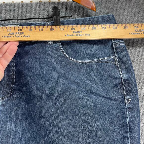 Tommy Hilfiger Hope Classic Rise Bootcut Jeans Women's Plus 24 (42X29) Blue - Picture 2 of 9